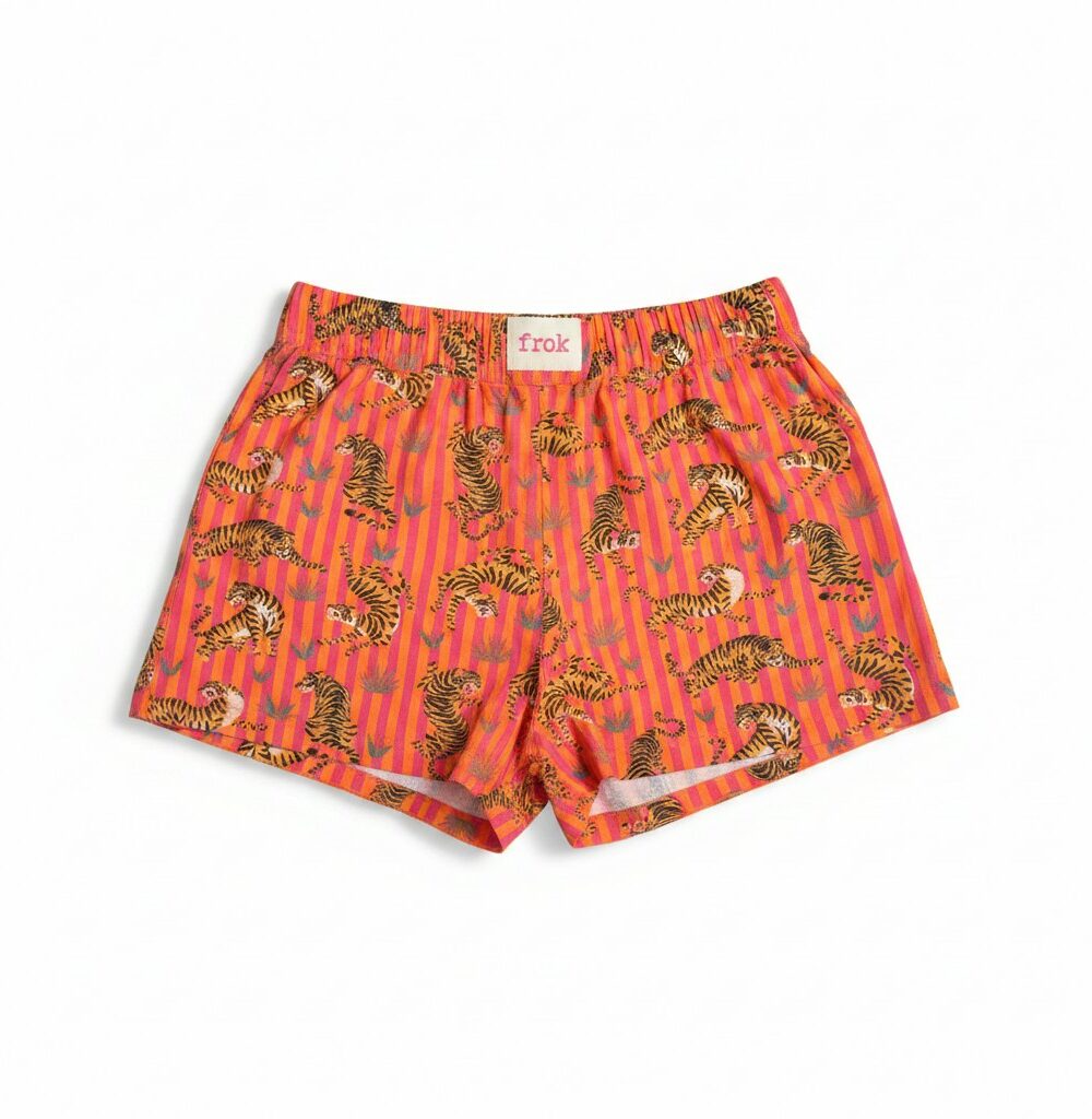 SHORT IMPRIME TIGRE