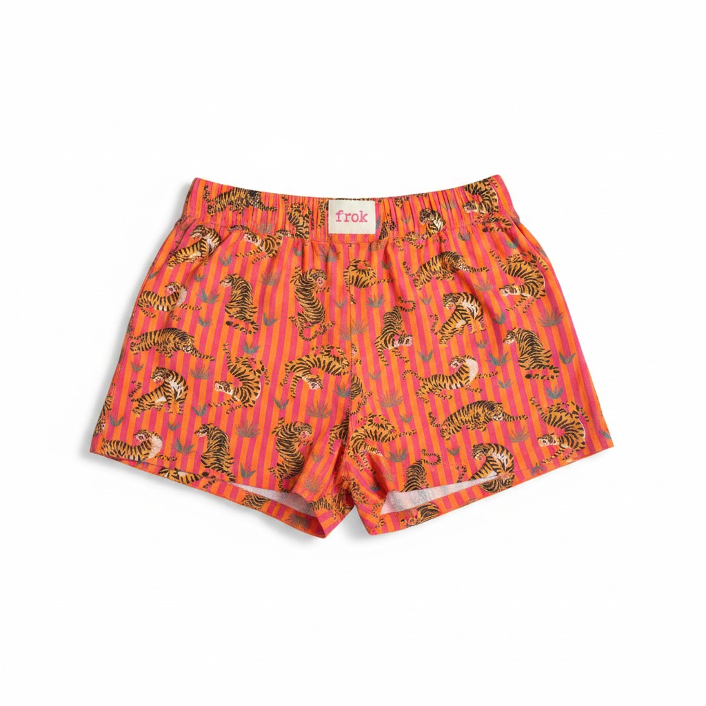SHORT IMPRIME TIGRE