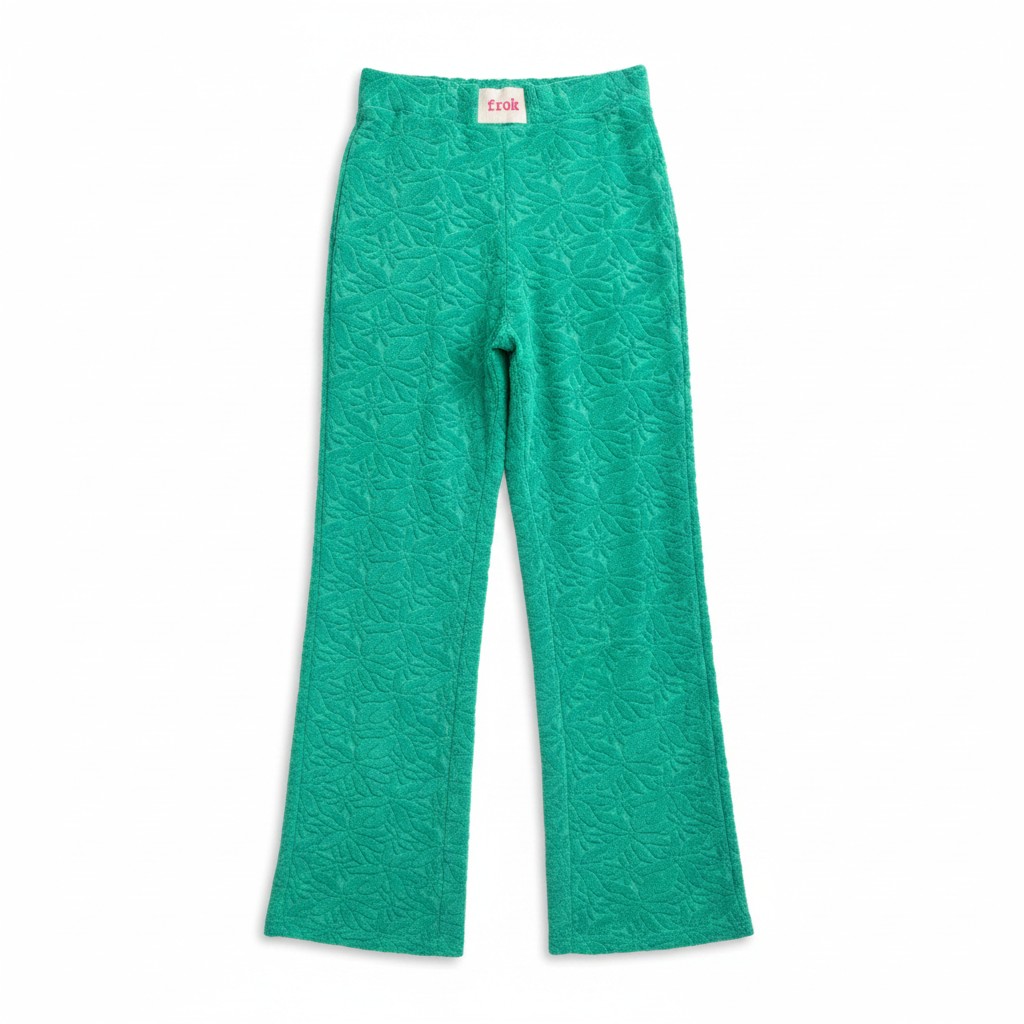 PANTALON JACQUARD FLOWERS