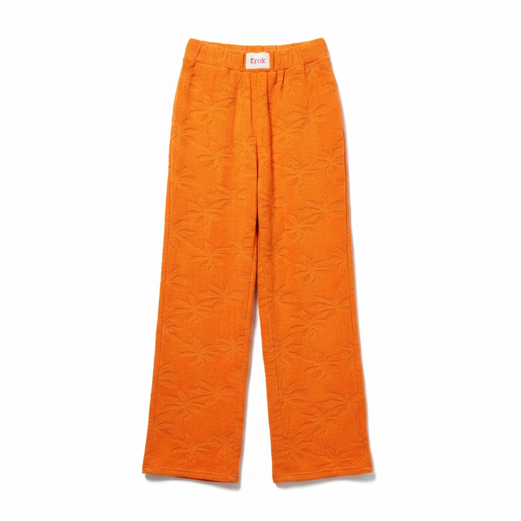 PANTALON JACQUARD PALMIER